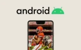 Téléphone Android avec une chaîne en direct à l'écran